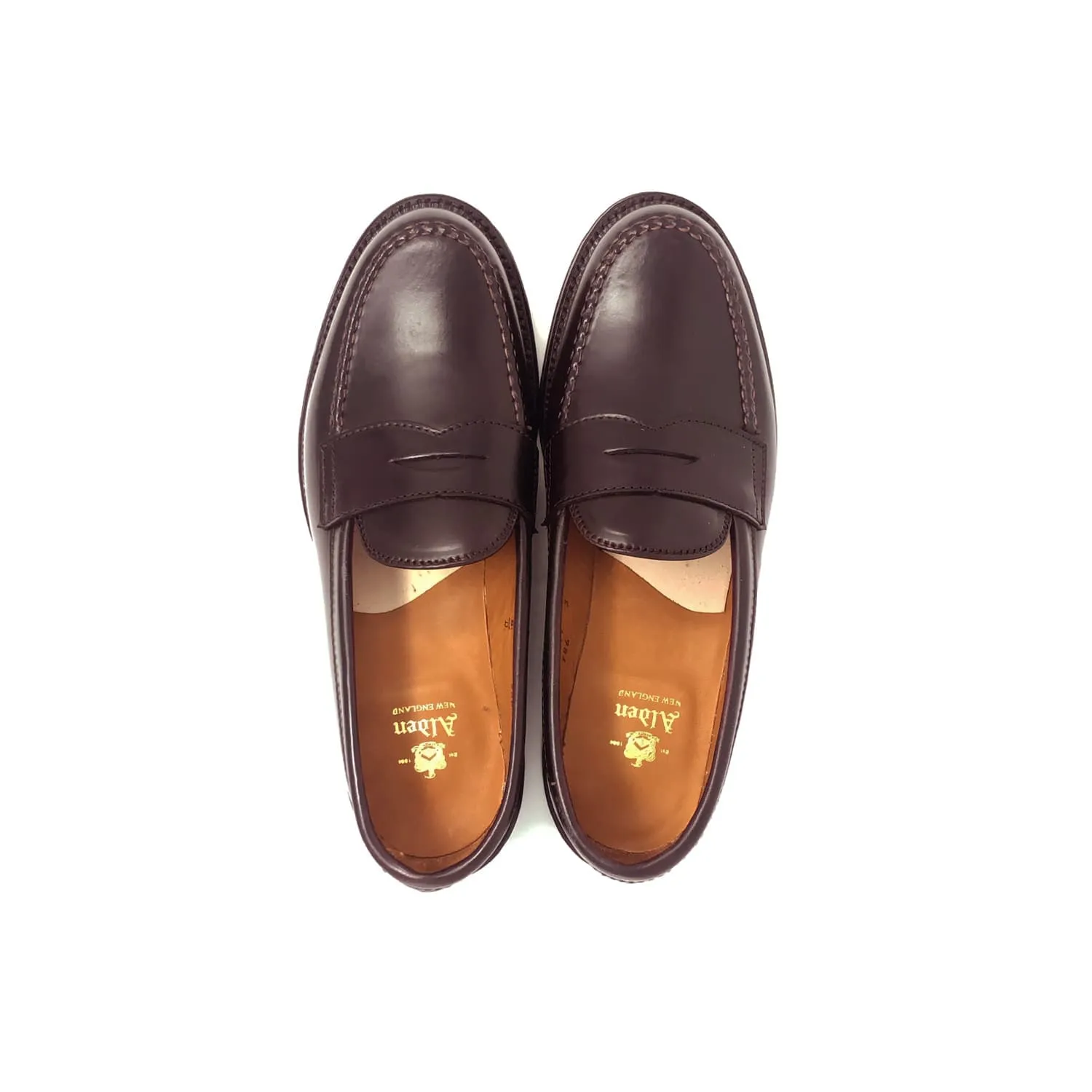 Alden 986 Handsewn Penny Loafer Color 8 Shell Cordovan