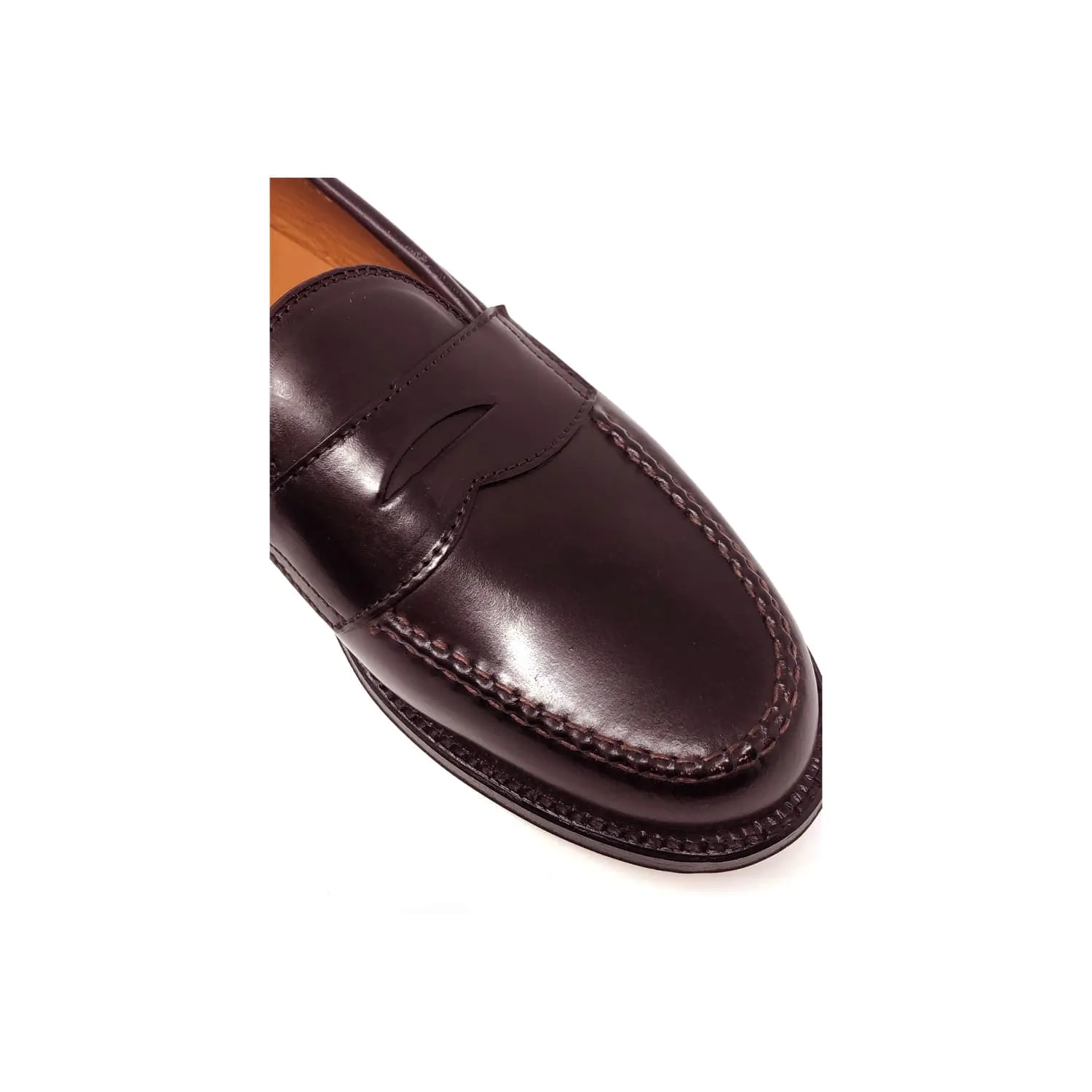 Alden 986 Handsewn Penny Loafer Color 8 Shell Cordovan