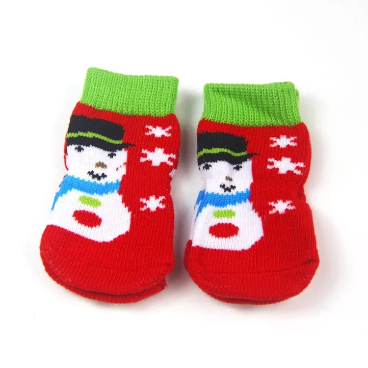 Anti-Skid Snowman Socks