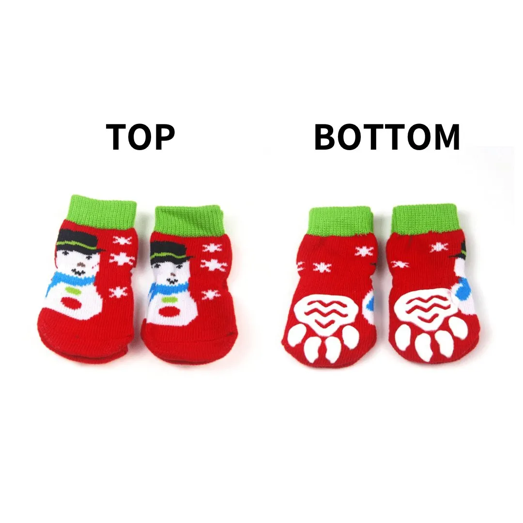 Anti-Skid Snowman Socks