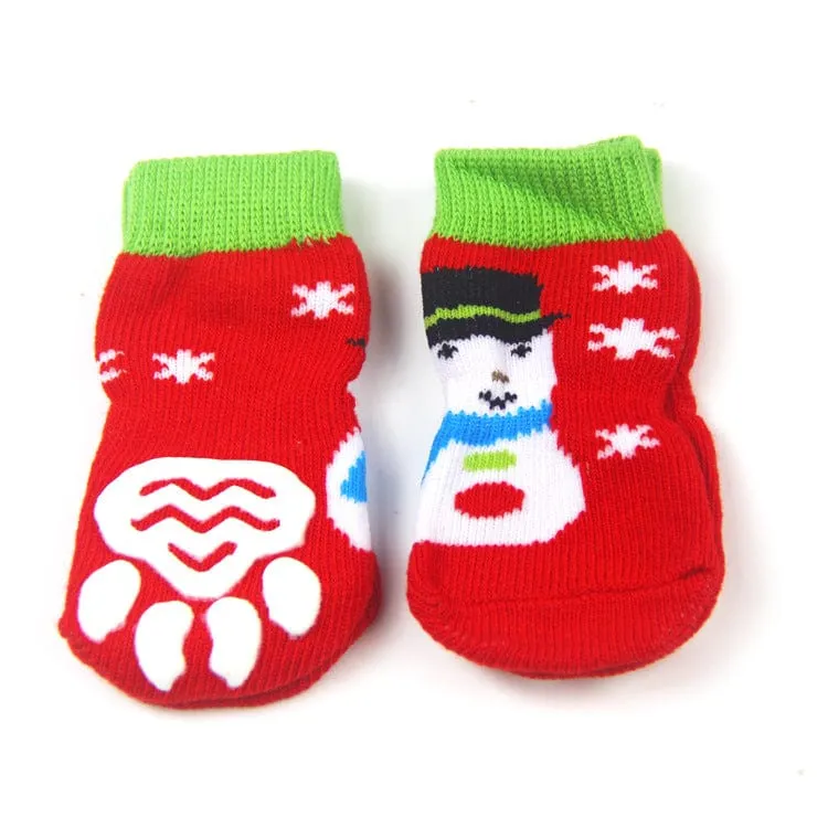 Anti-Skid Snowman Socks