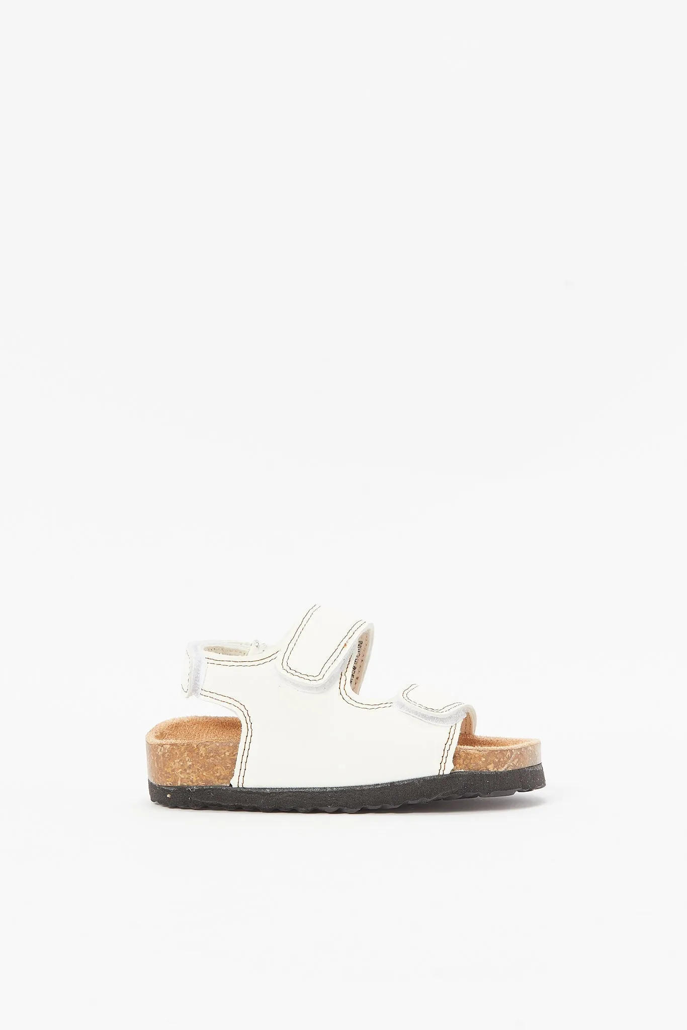 Baby Boys Cream Velcro Strap Sandal