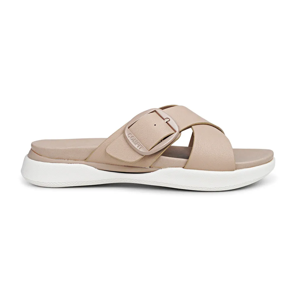 Bata Comfit ARTEMIDE Slip-On Flat Sandal for Women