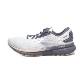 Brooks Trace 2 Sport Shoes Fabric Grey Colour For Women