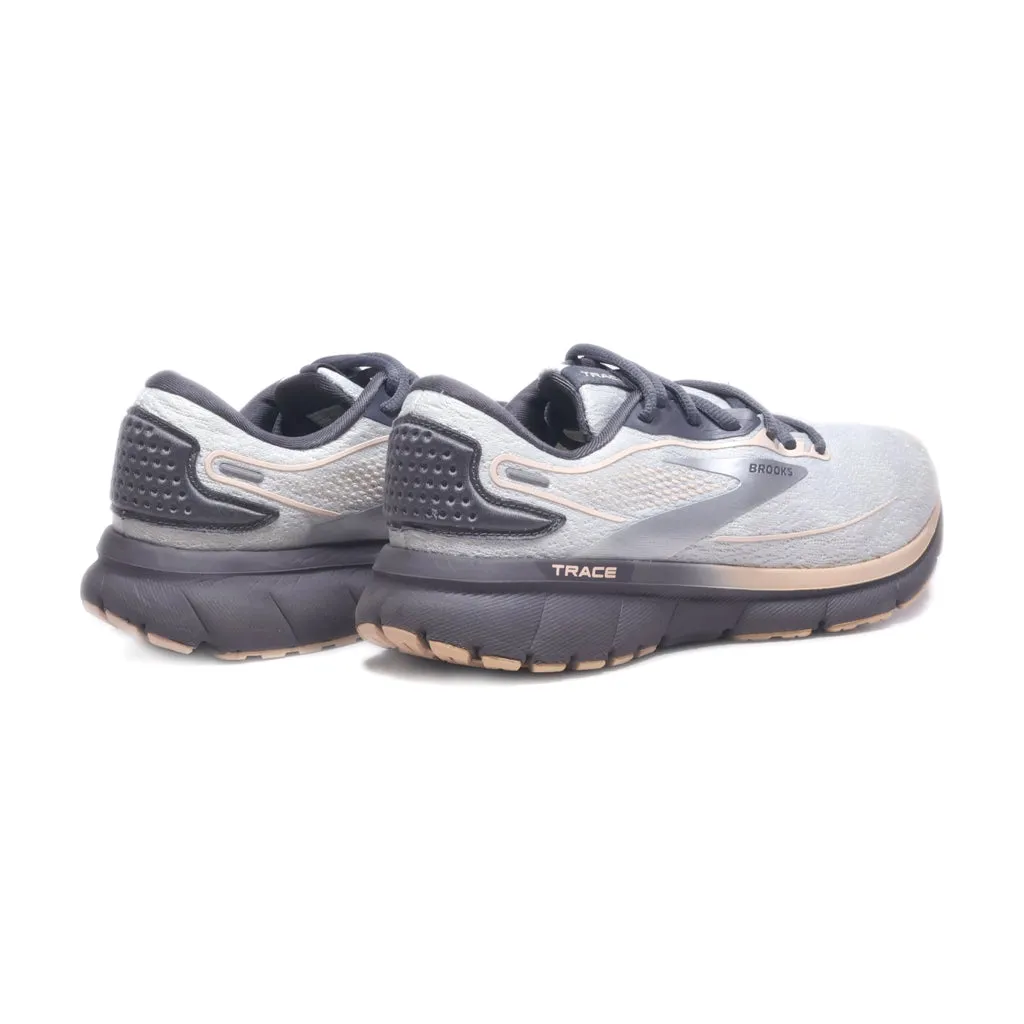 Brooks Trace 2 Sport Shoes Fabric Grey Colour For Women