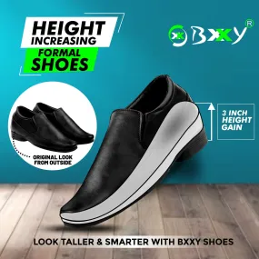 BXXY Men's Hidden Height Increasing Formal Wear Slip-on Shoes