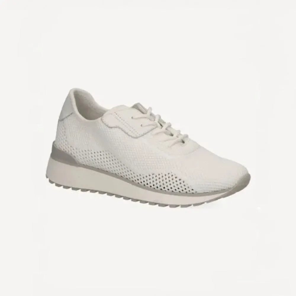 Caprice Knit Trainers in White 163