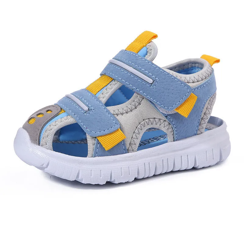 Children Sandals Boys Girls Beach Shoes Soft Lightweight Closed-Toe Outdoor Kids Toddler Sandasl