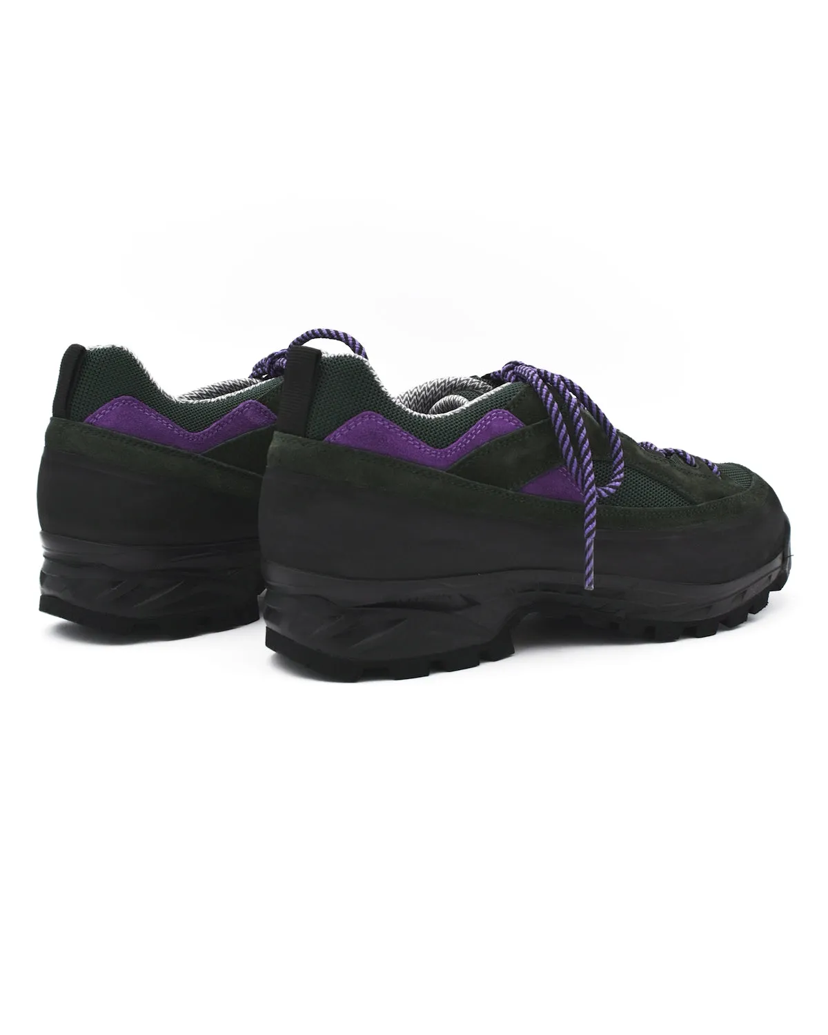 Diemme Grappa Green & Purple Suede Hiking Sneaker