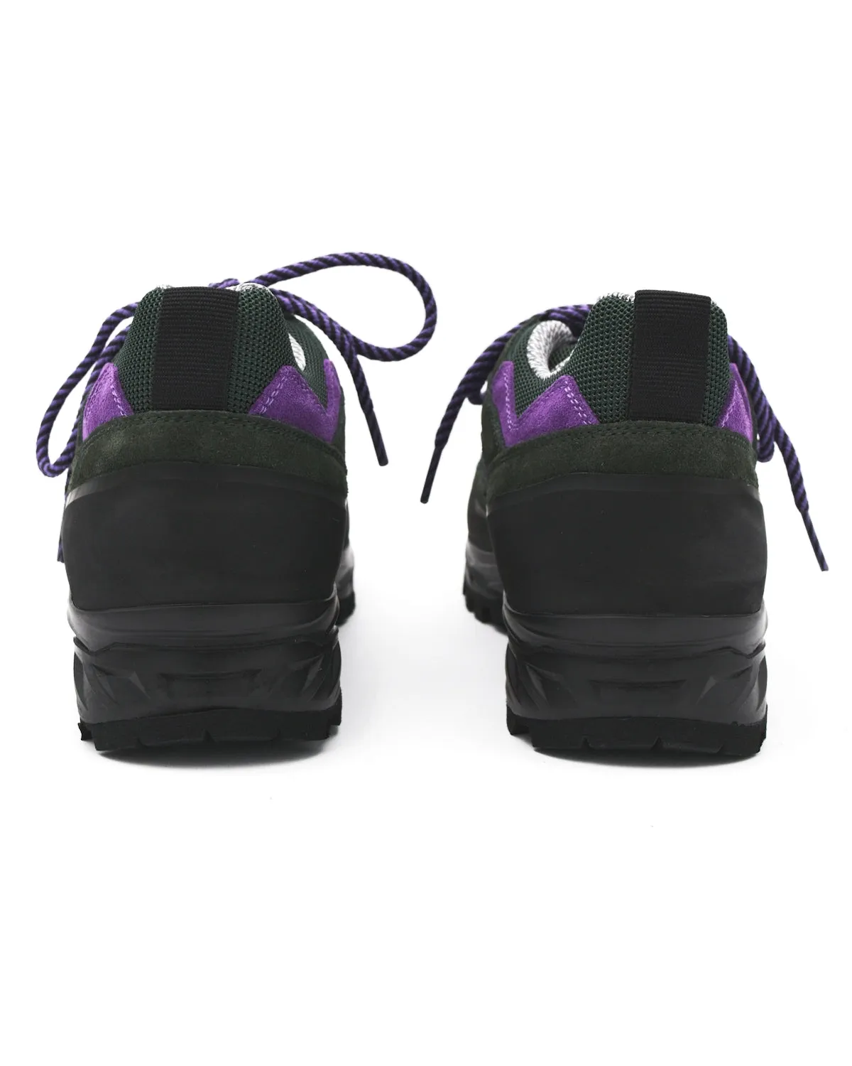 Diemme Grappa Green & Purple Suede Hiking Sneaker