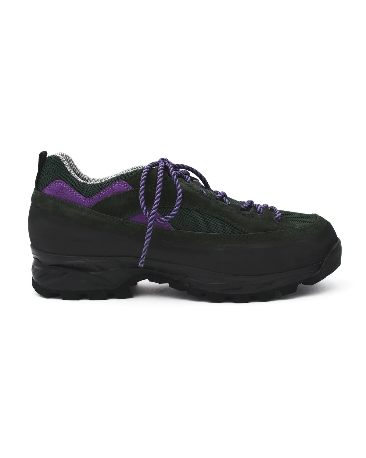 Diemme Grappa Green & Purple Suede Hiking Sneaker