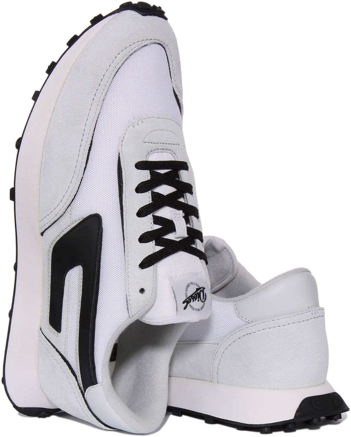 Diesel S Racer Lc In White Black For Men