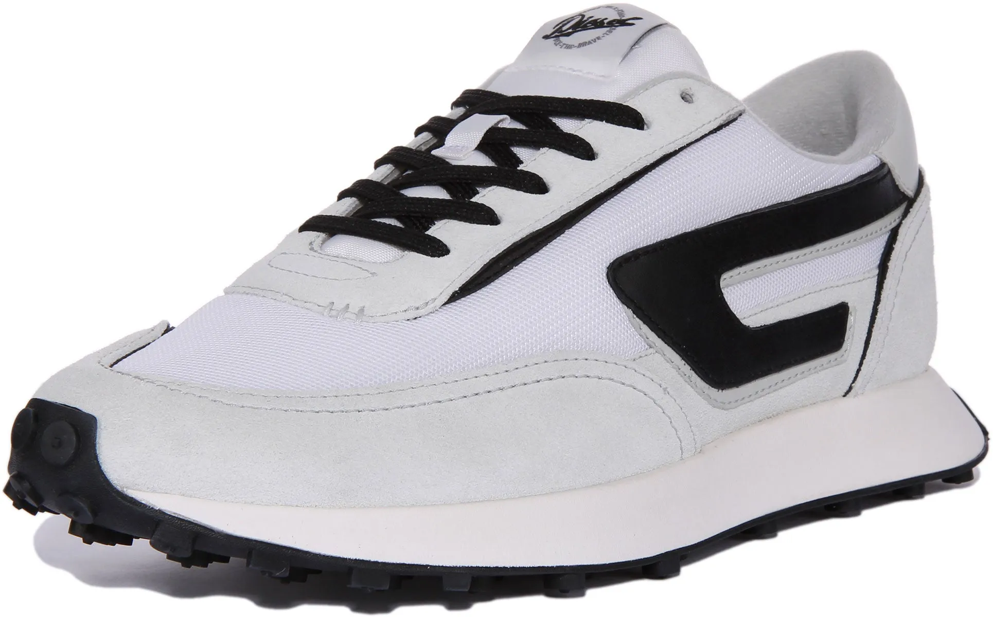 Diesel S Racer Lc In White Black For Men