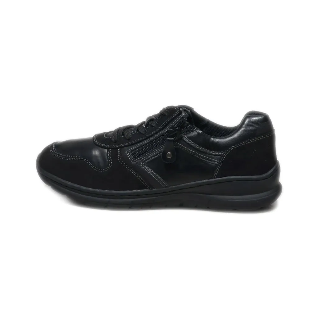 Easy Street Lubeck Low-Top Sneakers Leather Black Colour For Women