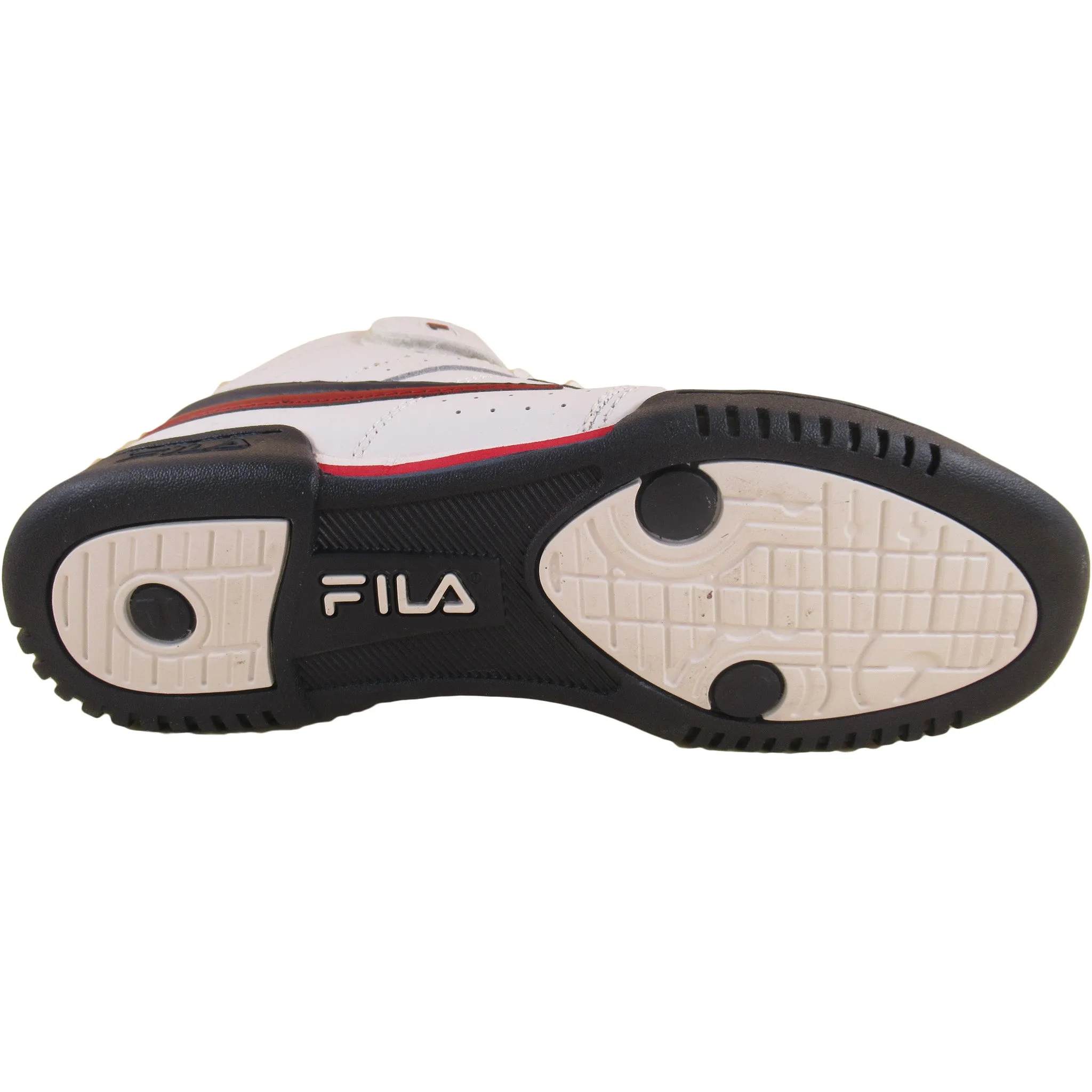 Fila Kids F-13 Grade-School White Navy Red Casual Athletic Shoes