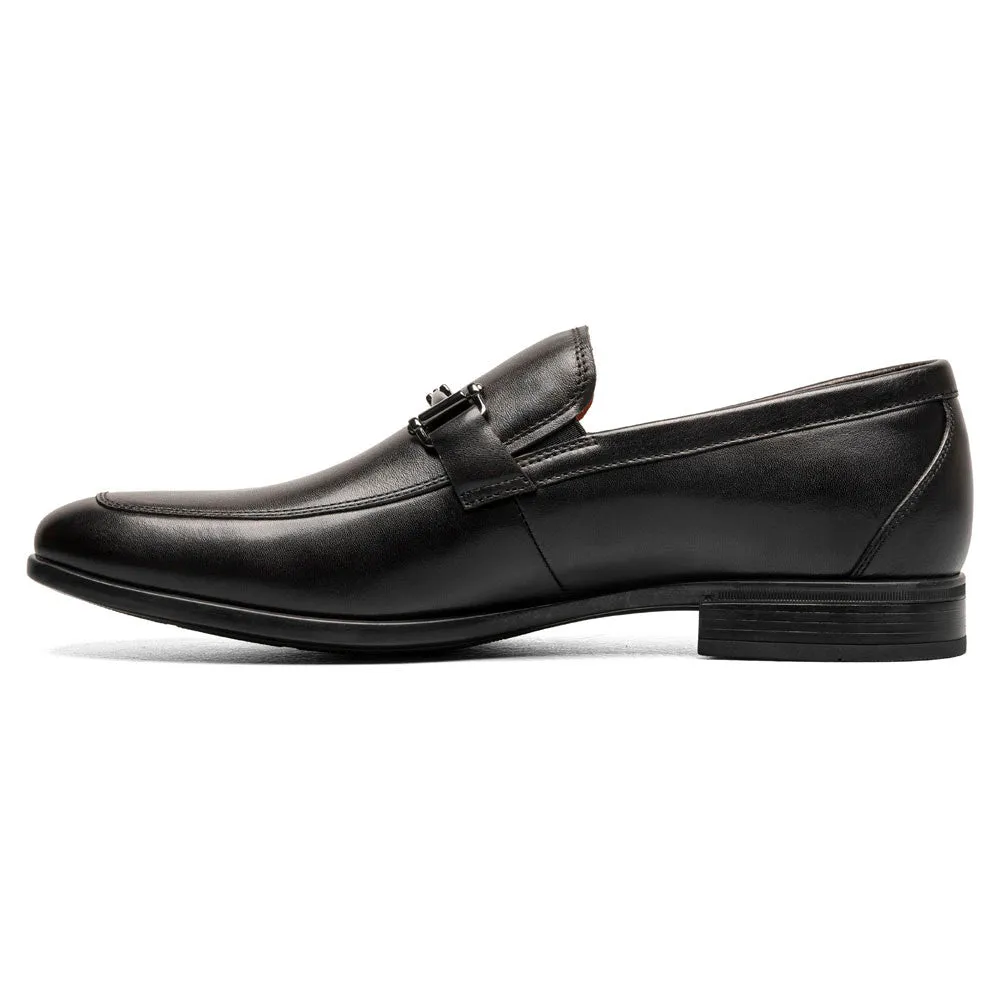 Florsheim Zaffiro Moc Toe Black Bit Loafer