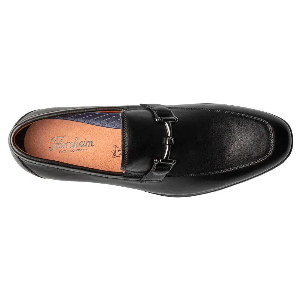 Florsheim Zaffiro Moc Toe Black Bit Loafer