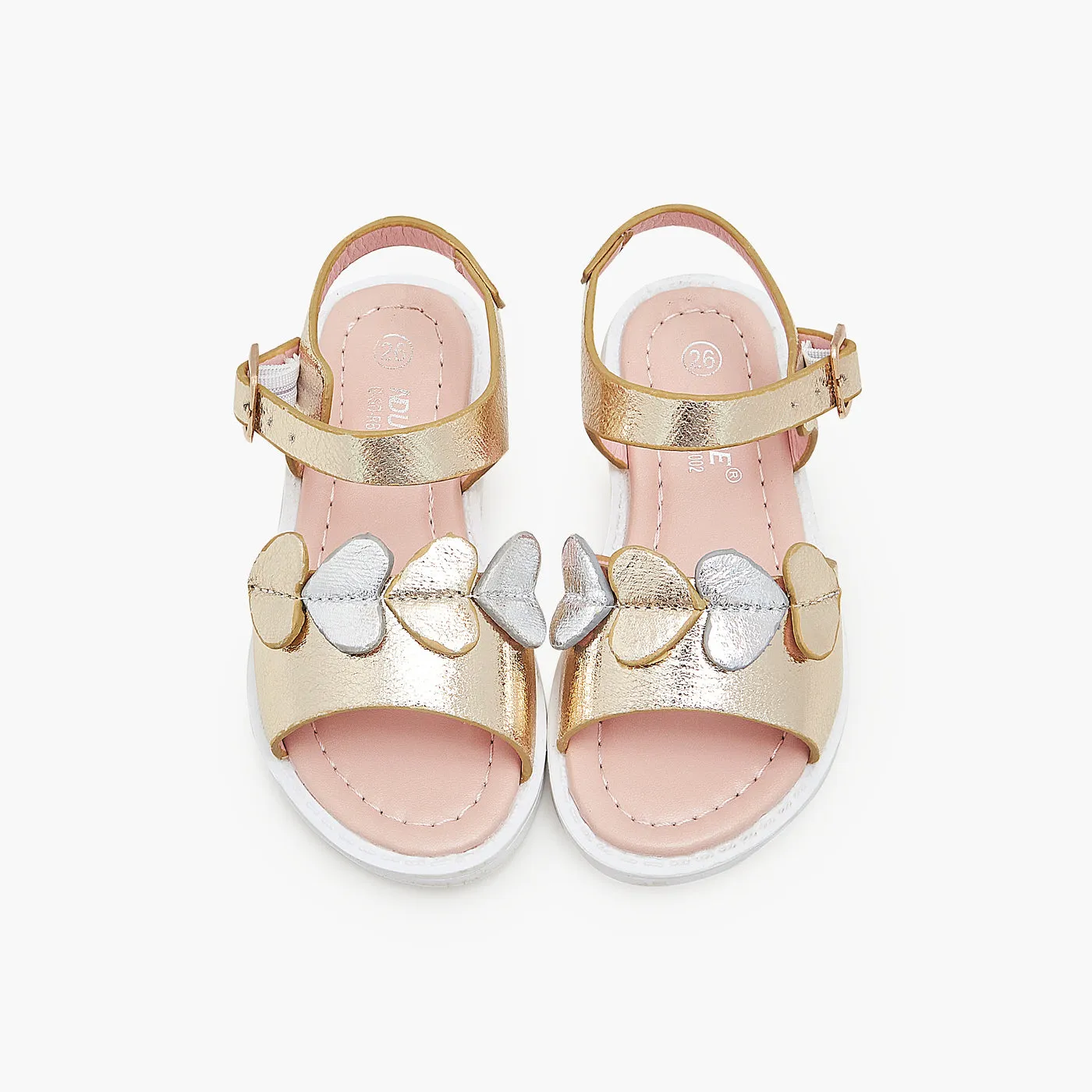 Girls Shiny Sandals