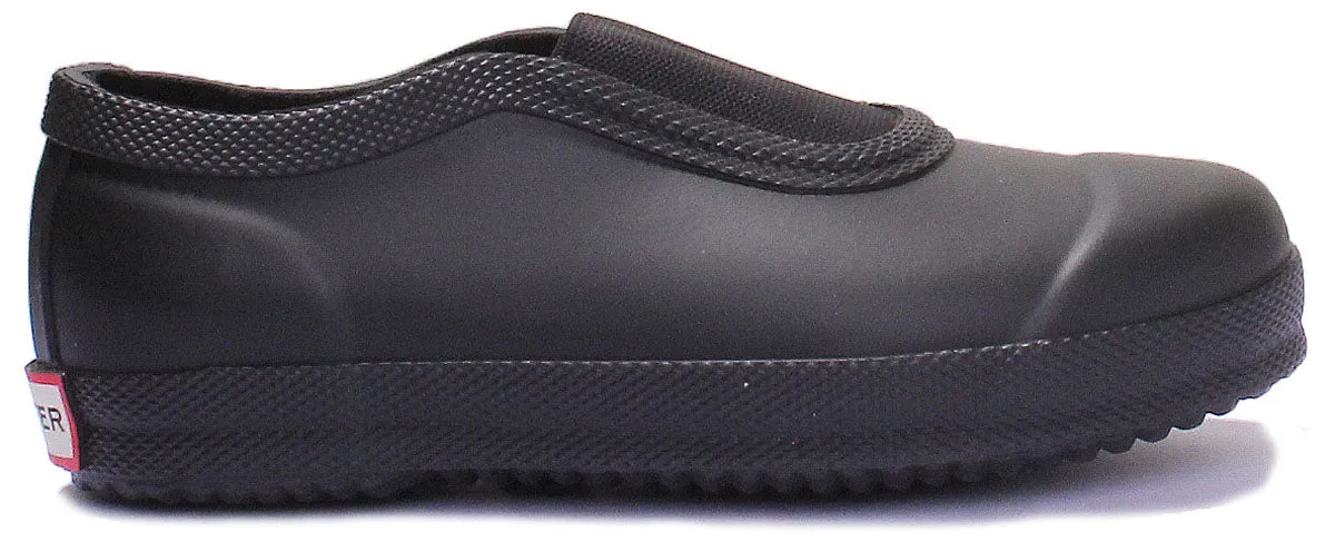 Hunter Kids Plimsoll In Black