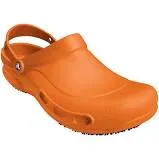 Mens CROCS BISTRO MARIO BATALI Slip on Clog Shoes Sandals Vegan ORANGE TANGERINE 15 NEON BRIGHT