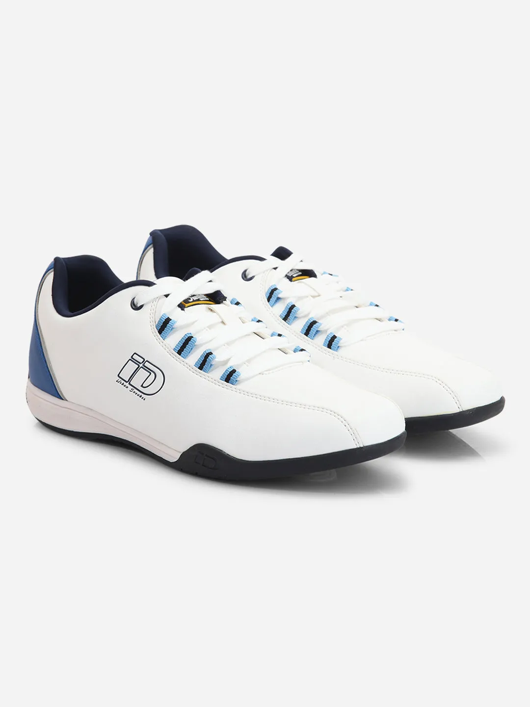 Men's White Urban Casual Lace Up Sneaker (ID3078)