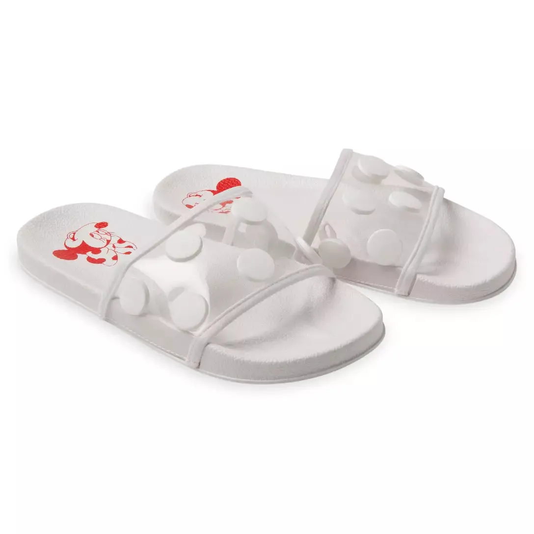 Minnie Mouse Slides for Kids – White