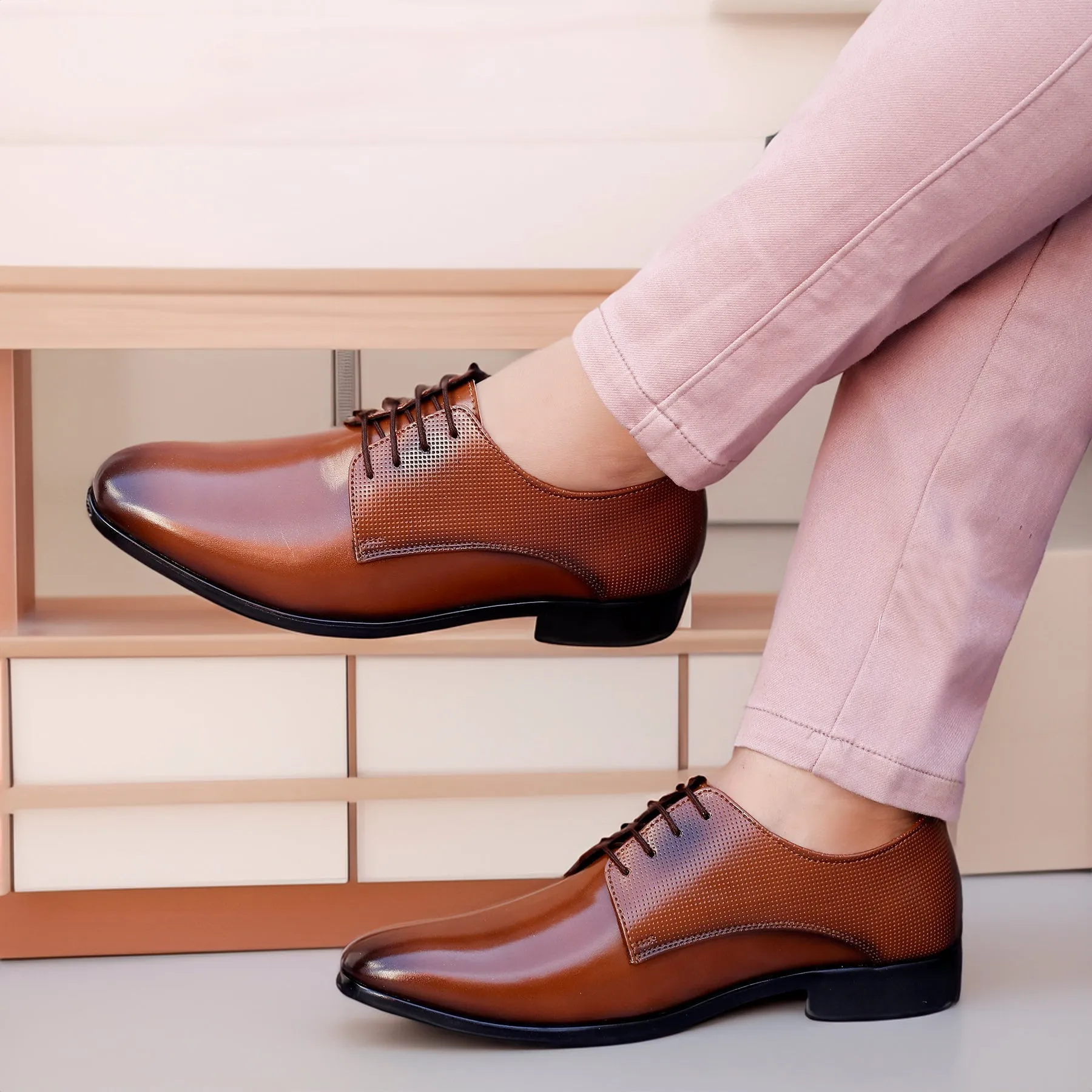 New Stylish Men's In-Trend Lace-up Formal Shoes