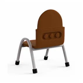 Ok Play Robo Chair, Study Chair, Sturdy And Durable Chair, Plastic Chair, Perfect For Home, Creches And School, Brown, 5 to 10 Years, Height 14 Inches