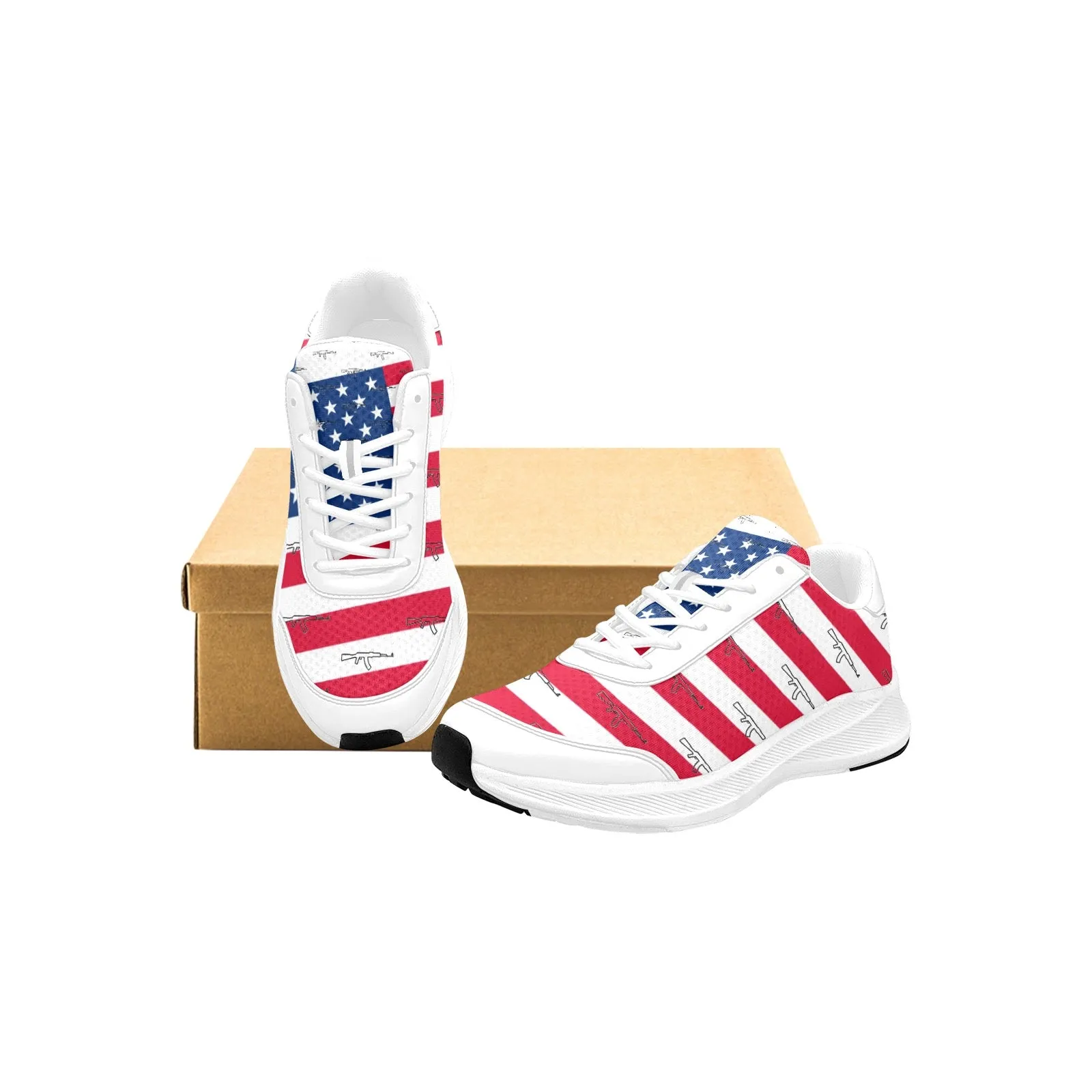 Patriotic usa Men's Mudguard Running Shoes (10092)