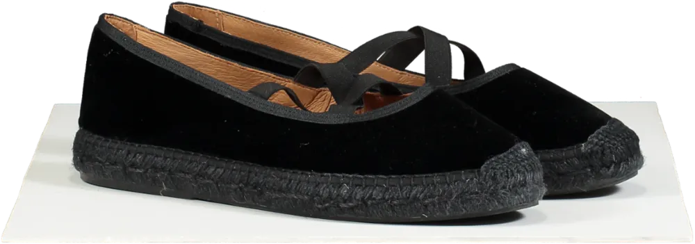 Penelope Chilvers Black Velvet Flats EU 41 uk 8