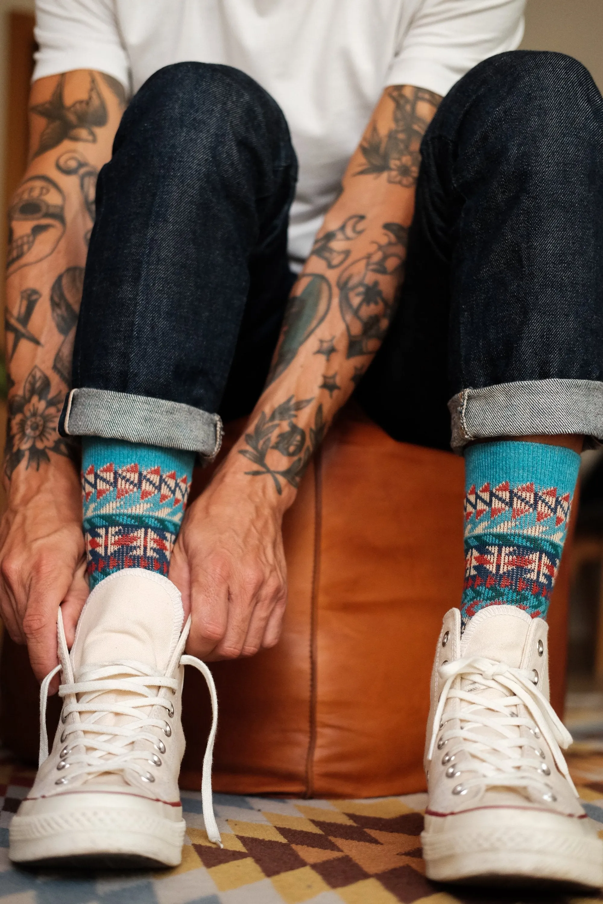 Roku Socks - Sky Blue