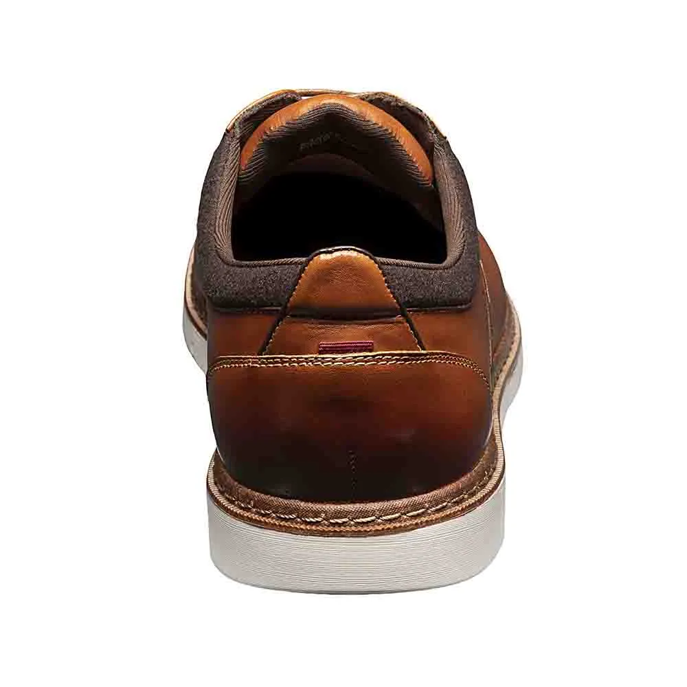 Stacy Adams Synergy Cognac Smooth Leather Mens Wingtip Oxford