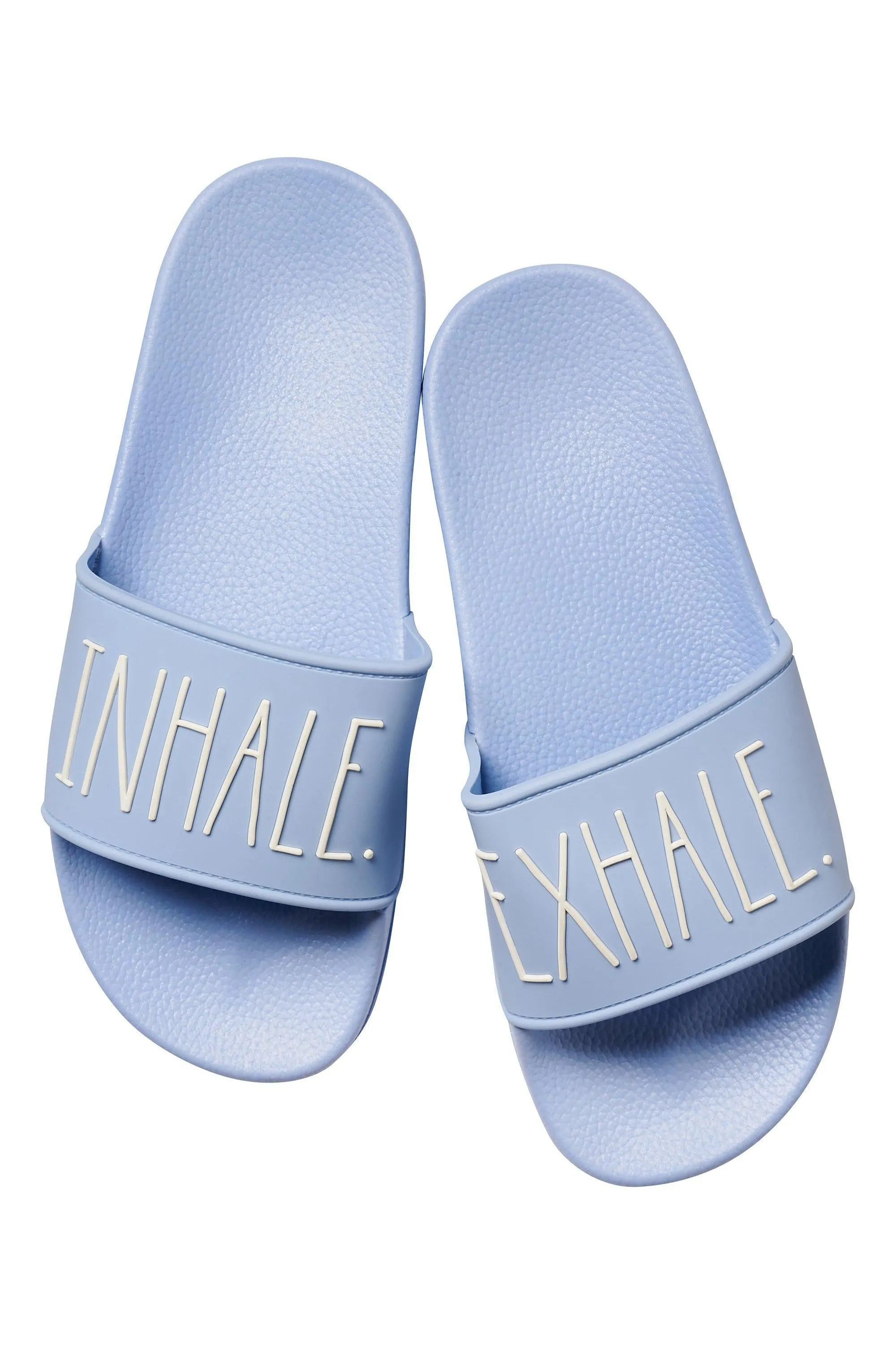 Women's "INHALE EXHALE" Pool Slides