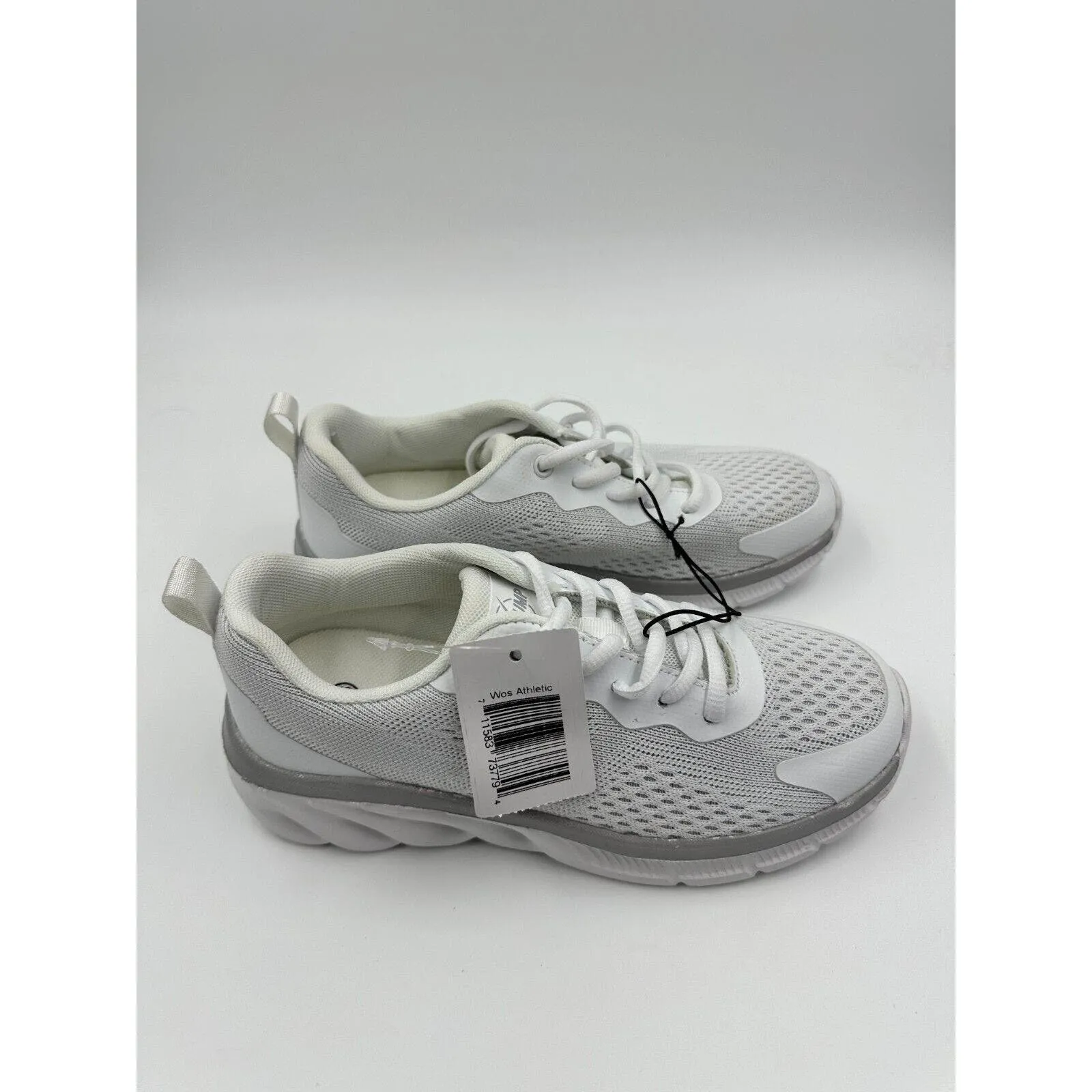 Women's Size 6, All White Sneakers